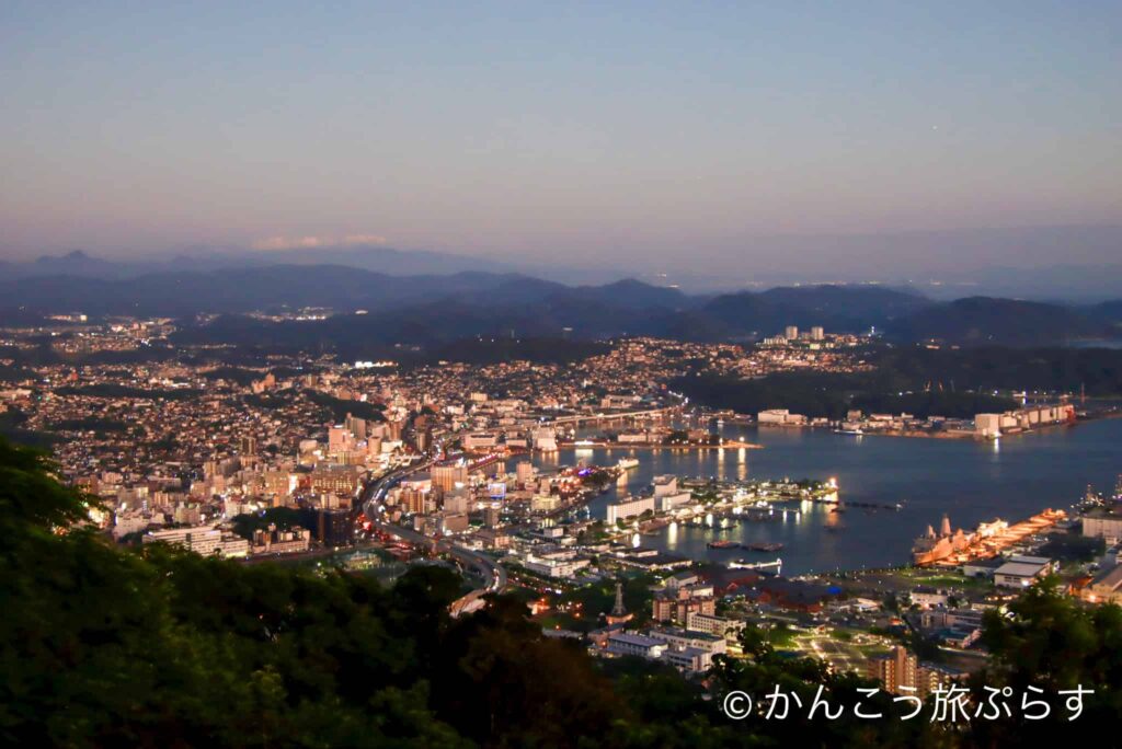 弓張公園から見える夜景